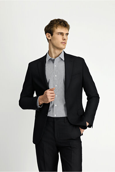 Kiğılı Regular Fit Mono Collar Wool Classic Suit