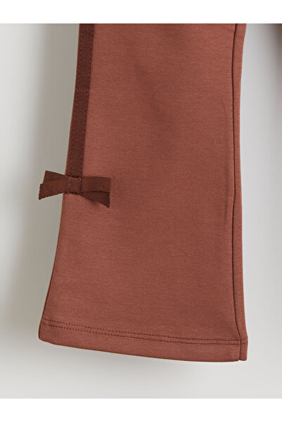 LC Waikiki Brown Flared Girls' Leggings Pants