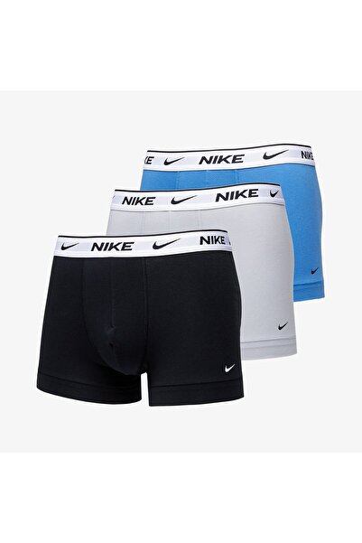 Nike Dri Fit Ultra Stretch 3 Pack Micro Πακέτο με 3 κοντά μποξεράκια Μαύρο Γκρι Μπλε