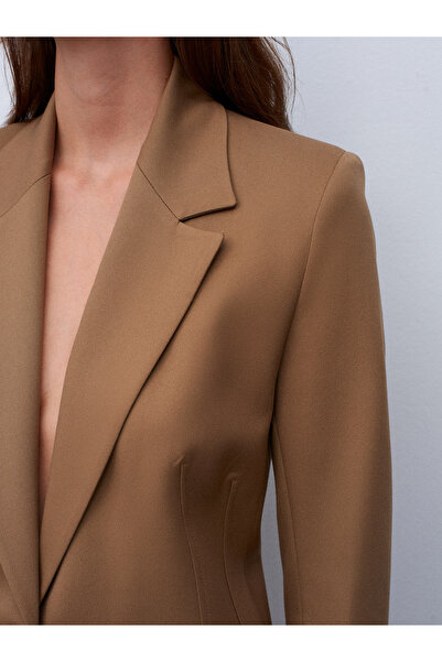 Dilvin 60775 Blazer Jacket-Camel