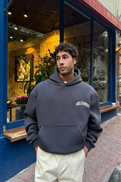 Flaw Wear Hollywood Nakışlı Hoodie