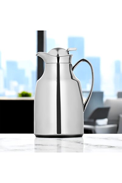 ALSAIF Ariam thermos, steel from the outside, glass from the inside, chrome