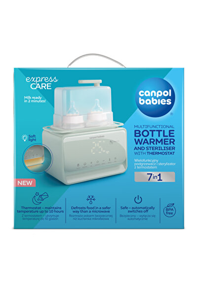 CANPOL BABIES INCALZITOR SI STERILIZATOR 7 IN 1 CU TERMOSTAT SI LAMPA