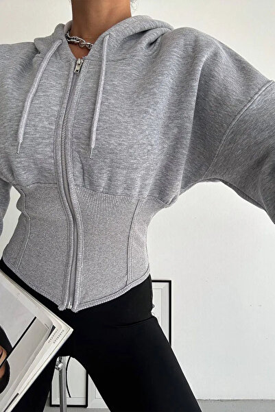 cemo Women's Black Zippered Hoodie Sweat – with a Minimal Street Spirit