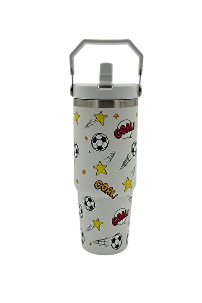 B&D B&D Vaccum Mug with Lid and Handle , White Color 600ml