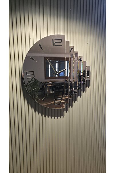 TEKNİK AYNA CAM SANAYİ DSTAR BRONZ DUVAR SAATİ 60 CM