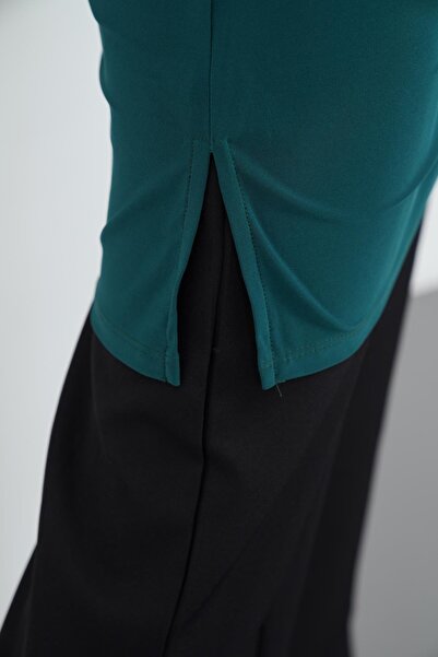 penyebizden Hijab Extra Long Tunic-Emerald Green