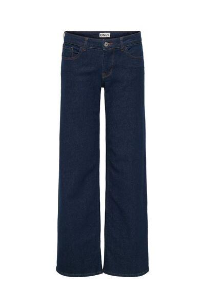 ONLY Petite Jeans mit weitem Bein ONLJULLES Niedrige Taille Gerade geschnitten Jeans