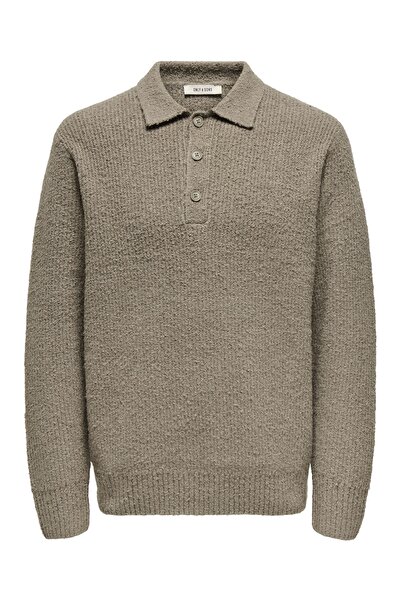 Only & Sons Men's Onsdale Rlx Ls Polo Knit Noos Os22033324-4826170