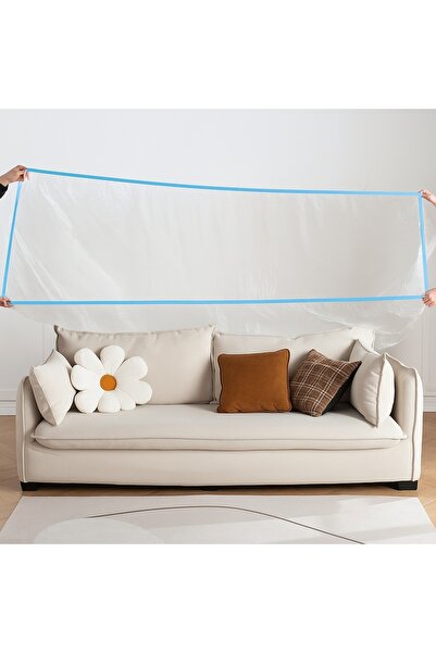 LUXER Dustproof Sofa Cover for Renovations, Compatible with 3-Seater Sofas and Length 230/250 cm