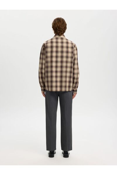 SELECTED Karohemd Baumwollmix