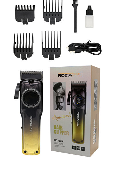 Roziapro ماكينة حلاقة رجالية لاسلكية ROZIA PRO – تشغيل 150 دقيقة – محرك 7000 ...