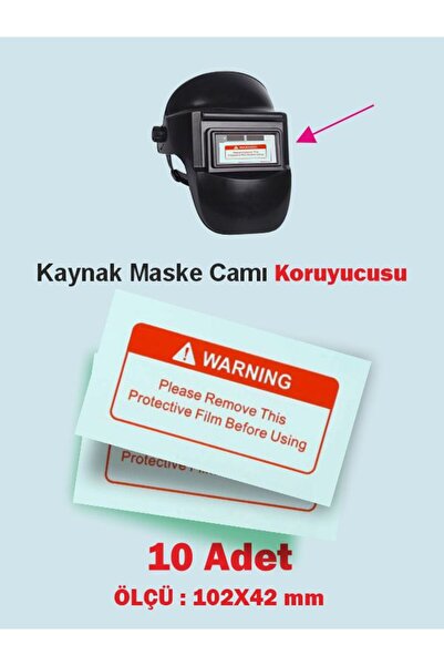 WINWELD Kararan Maske Camı Koruyucusu 102x42mm 5 Adet