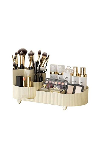 COOYA 2023 New Rotating makeup organizer, large capacity compartmentalized storage, easy to hold all of yo