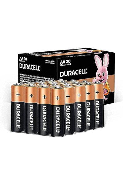 Duracell AA 1.5V Alkaline Batteries LR06 MN1500, Long-Lasting Power Pack, 20 Count
