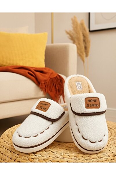 Slipcat Papuci de casă cu talpă ușoară, anti-alunecare, cu model de pluș pentru femei