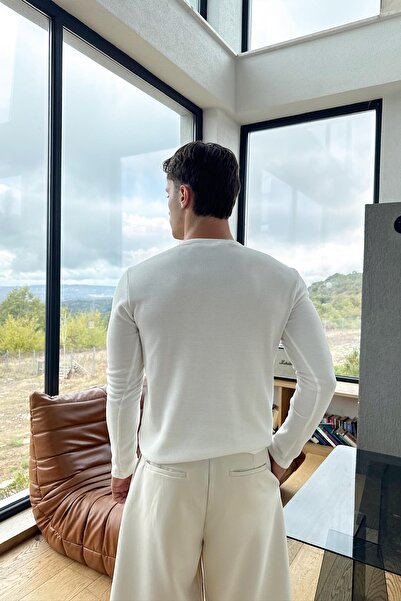 Flaw Wear Snap Fastener Oversized Long Sleeve T-Shirt