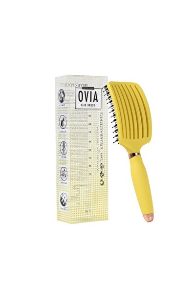 SISTER YOUNG - OVIA LEMON BV - Szczotka do Włosów z Naturalnego Włosia Dzika ...