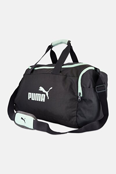 Puma Men Brand Logo Sports Bag, Dark Grey