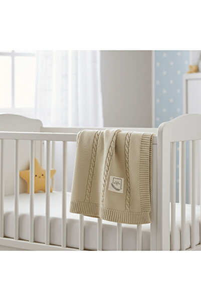 Miespiga Cotton Knitwear Knitted Baby Blanket Me Classic