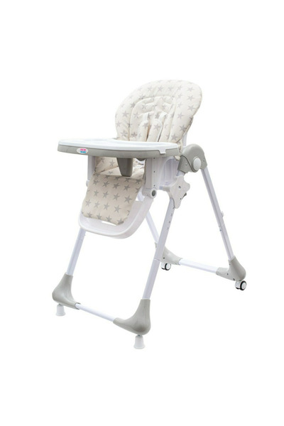 NEWBABY Scaun de masa, New Baby, reglabil in 7 pozitii pe inaltime,Cu 2 roti,...