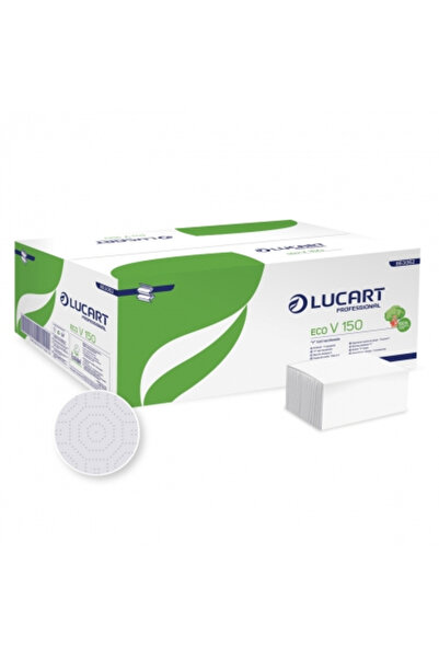 Lucart Prosop de hârtie pliat în V V 150, 25 x 23 cm, 150 buc/pachet, 20 pachete/cutie, 2 straturi