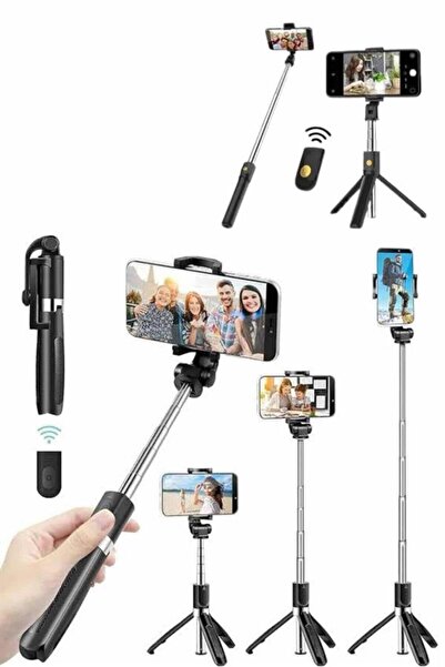 ZERO LAND Nrzsnt Mobile Phone Tripod Stand Magnetic Sie Stick Bluetooth (121226) with Remote Control