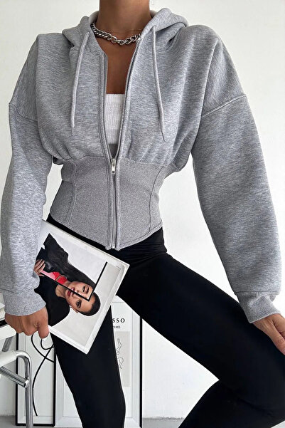 cemo Women's Black Zippered Hoodie Sweat – with a Minimal Street Spirit