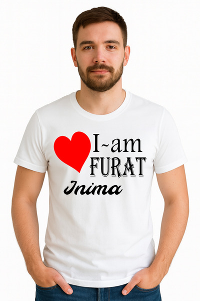 OEM Tricou barbat I-am furat inima, 100% bumbac