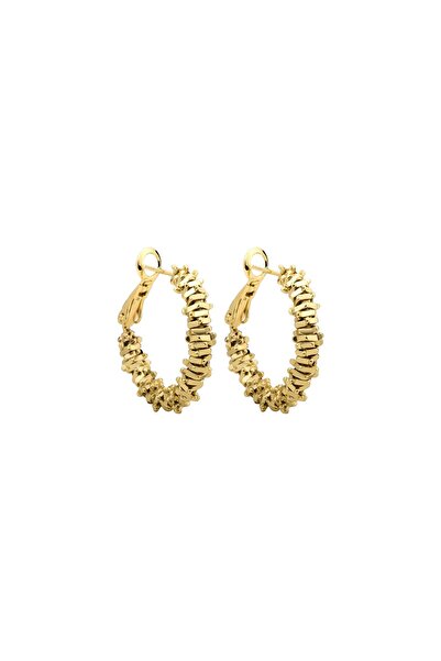 CAL'S Gold Geometric Hoop Earrings