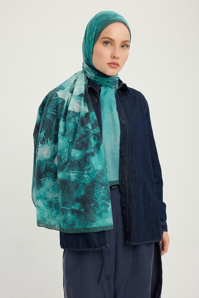 ipekistanbul Efilia Patterned Shawl - Timeless Imagination - Nefti