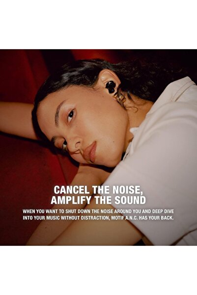 Marshall Motif ANC - True Wireless Active Noise Cancelling Bluetooth Headphones, Earbuds - Black