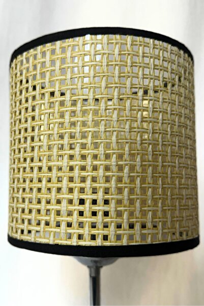Uretti - Funda 1593 1704 Metal Leg Luxe Hazeran Rattan Ab Lace-Like Knit Table Lamp