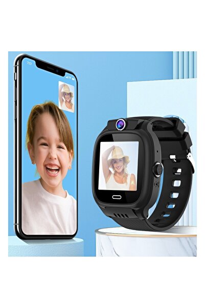 dalip Kids Smartwatch Y36 – 4G, LBS Location, Route History, Video, Water-Resistant, Black