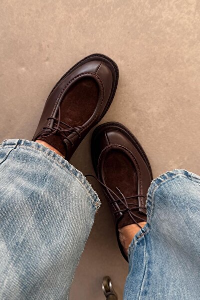 nope21shoess Обувки от естествена кожа Muse Brown