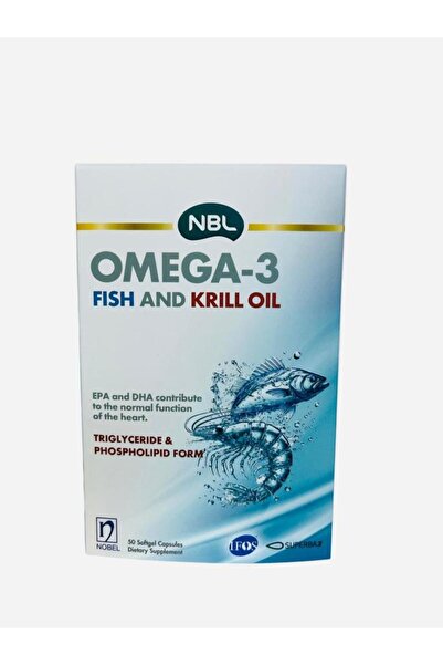 NBL Omega-3 Fish and Krill Oil 50 Kapsül