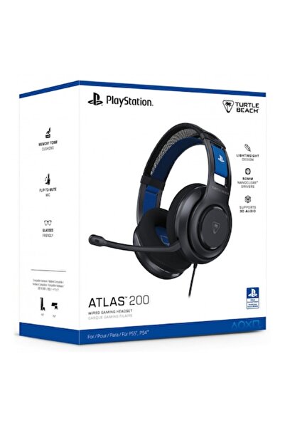 Turtle Beach Căști cu fir Atlas 200 negre