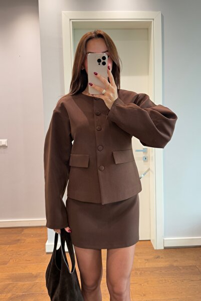 ForOus Комплект с копчета, бална рокля, сако с ръкави и мини пола