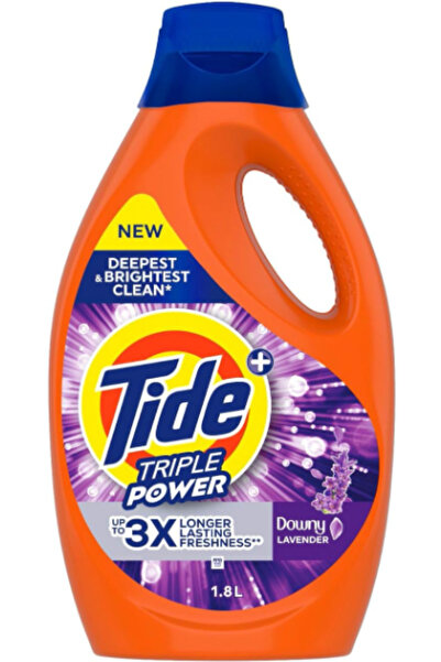 Tide Triple Power with a Touch of Downy Lavender Liquid Detergent 1.8L