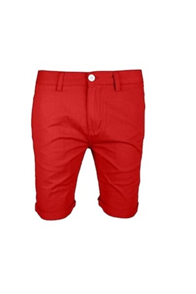 unbranded WestAce chino-style shorts for men, red, size 32