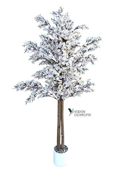 YAPAY ÇİÇEKÇİNİZ Yapay Ağaç 150 Cm Yoğun Yapraklı Yapay Sakura Japon Bahardalı Ağacı