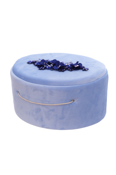 Recostore Oval sponge box for suitcase transport, blue, 42x23 cm, REC3324