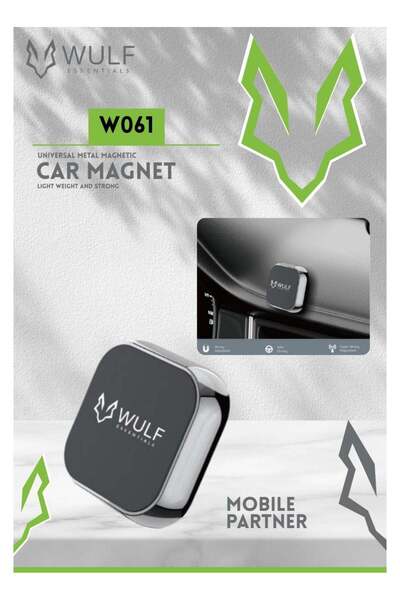 Wulf Essentials W061 – حامل مغناطيسي عالمي للسيارة