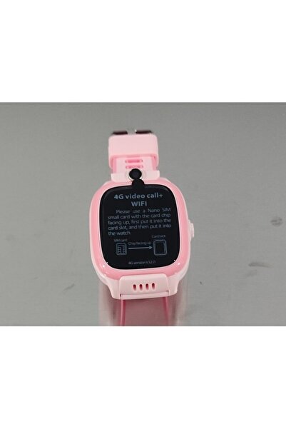 Stef's Cat Smartwatch Flippy Y36 for Kids, Phone Function, 4G, LBS Location, Video Call, Waterproof, Pink