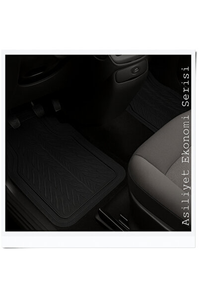 Dacia Sandero Uyumlu Ekonomik F1 Model Sert Plastik 4 Parça Oto Paspası