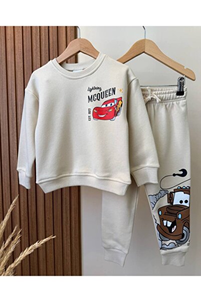 Little Miny Kids طقم ملابس علوية وسفلية للأولاد من القطن بنسبة 100% بنمط ماكو...