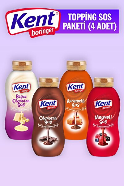 KENT Boringer Topping Sos 320 gr 4 lü Karma Paket