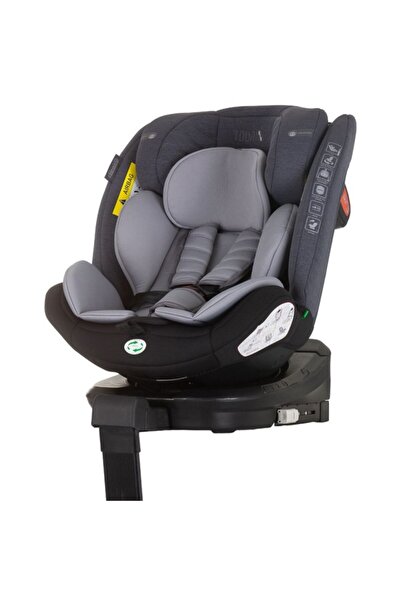 Chipolino Scaun auto Tourino I-Size 40-150 cm grey mix cu sistem Isofix