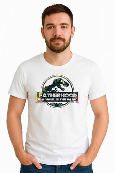 OEM Tricou barbat FATHERHOOD is a walk in the park, 100% bumbac