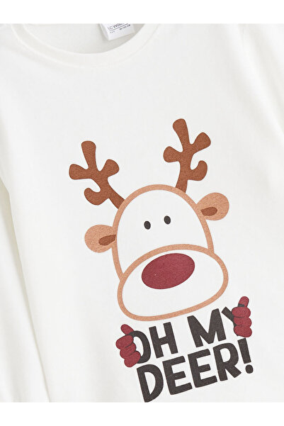 LC Waikiki Create Your Style from Uzg Store | Crew Neck Christmas Themed Boys' Pajama Set